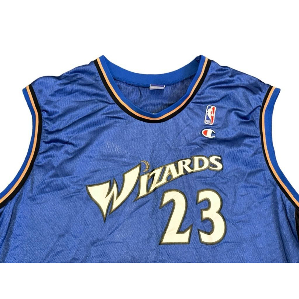 Vintage 2001 Washington Wizards NBA MICHAEL JORDAN #23 Jersey CHAMPION Sz XL 48 - Picture 4 of 8